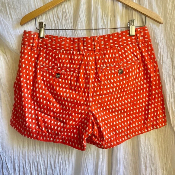 85%OFF❣️Ann Taylor LOFT Orange Ikat Pattern, The Riviera Short, 4 - Picture 7 of 9